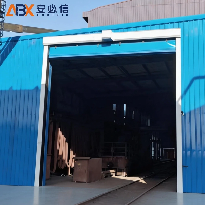马鞍山市软帘堆积门